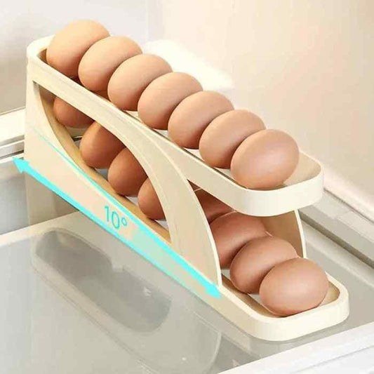 Smart Rolling Egg Holder for Fridge