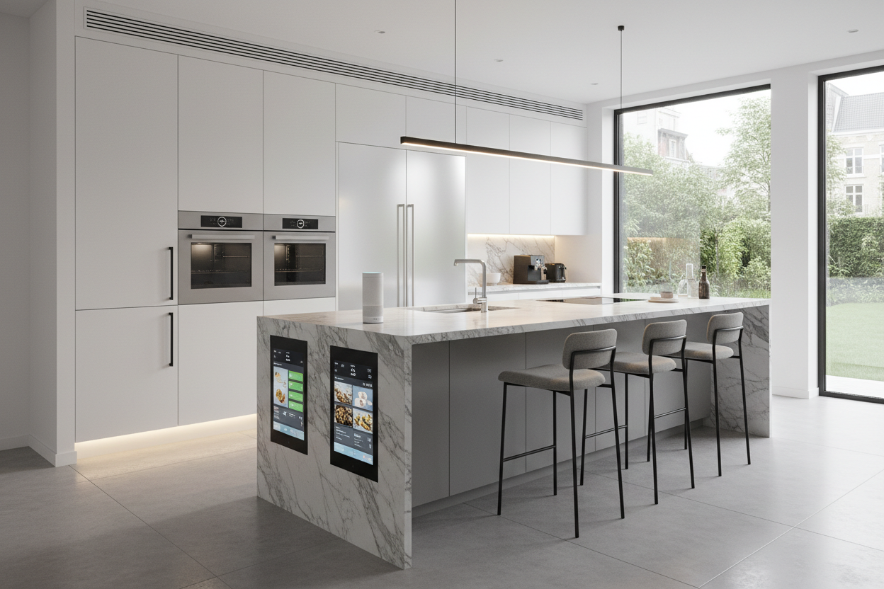 modern kitchen intirior / smart home intirior
